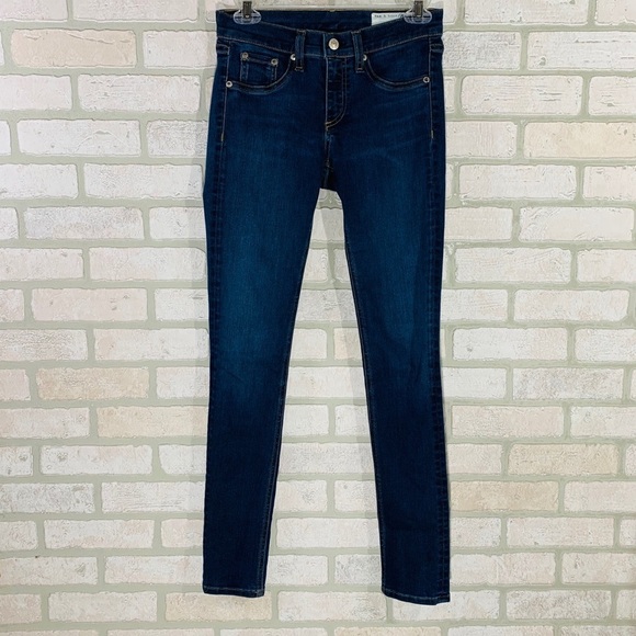 Rag & Bone Skinny Jeans in Bedford Wash Size 26 - Picture 4 of 11